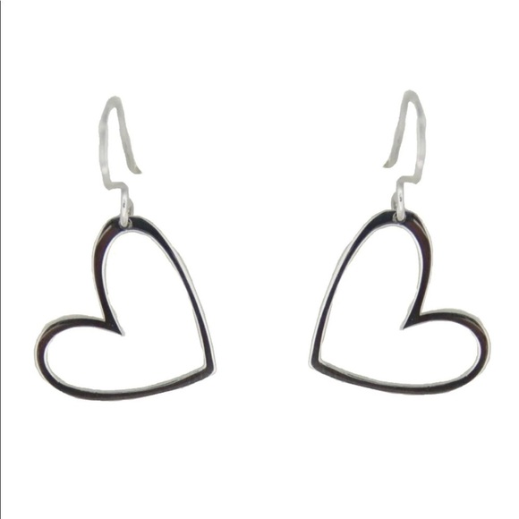 🟣women’s Dark Brown Heart Earrings! (NWOT) - Picture 1 of 2